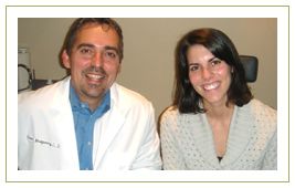 Jen Sparks with Dr. Mulqueeny